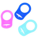 30pcs silicone ring pacifier adapter for pacifier pacifier chain baby clip<