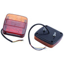 2 x 12v LED Rear Lights Stop Indicator Boat Car Trailer Truck Waterproof Si