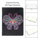 DIY Butterfly Special Shaped Diamond Painting 100 Pages Notebook Sketchbook