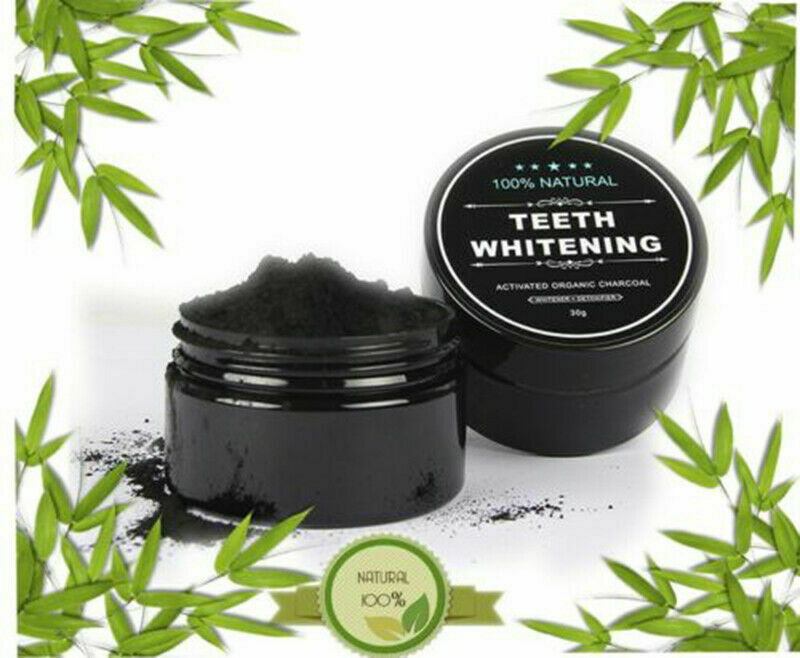 Activated Charcoal Powder Natural Organic Black Teeth Whitening Toothpaste UK!