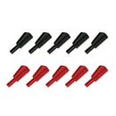 10pcs Radioshack Stackable 4mm Banana male Plug Jack Red + Black