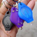 5Pcs Flashlight Keychain Mini LED White Light Torch KeyringFlash Color Kit