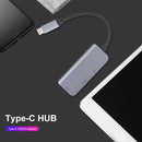 Portable 4K HDMI 87W USB-C 5Gbps USB3.0 Adapter 3 in 1 USB Type-C HUB Converter
