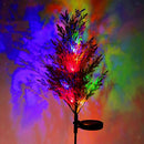 Solar Garden Lights Outdoor Lawn Lights Pathway Lights Multi-Color Flickering