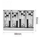 84mm Metal Electric Bass Bridge Fixed For 4 String Bass Guitar Parts Access D4Q8