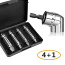 4pcs Box Damaged Screw Extractors Screw Remover 105 Degree Corner Extension N7V6