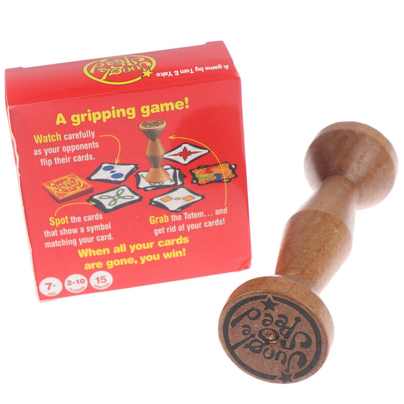 Jungle Speed Card Game for Party Family Kids Fun Gripping Cards Be the Winnerlj