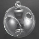 12Pcs 80MM Hanging Tealight Holder Glass Globes Terrarium Wedding Candle Ho