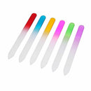 6pcs/Set Crystal Glass Nail File Art Buffer Manicure UV Polish Sanding Tool