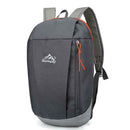 1pc Waterproof Backpack Large Capacity Wear Resistant Hiking Bag (Grey)