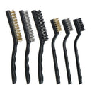 Wire Brush Set for Cleaning Welding Slag, Rust and Dust, 6 Pieces, Stainles