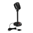 Plug and Play USB Microphone Studio Condenser Recording Podcast Desktop PC Mic