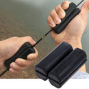 Shrink Rubber Finishing Rod Device Anti Skid Fish Pole Back Section Rod Tools