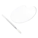 2pcs Makeup Tools Stainless Steel Palette Spatula Cosmetic Blending