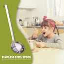 Stainless Steel Soup Spoon Kitchen Long Handle Colander Hot Pot Spoons