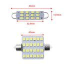 1 Set Car Interior Map Dome Light Lamps 12V 6000K White LED Bulb Car Accessories