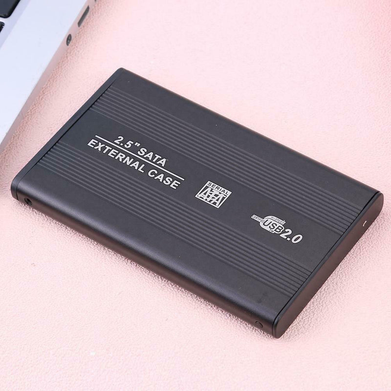 2.5 inch Hard Disk Case Aluminum Alloy SATA USB2.0 External Hard Drive Case