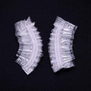 100pcs Disposable Waterproof Earmuffs Ear Cover Hair Bathing Plastic Tools