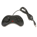 6Button USB Game Pad Controller Joypad Joystick for SEGA Genesis MD2 SR BLK