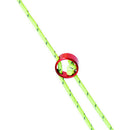 10pcs Camping Tent Rope Cord Guyline Runners Ring Anti Slip Fastener Red