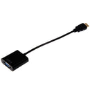 Black HDMI Input To VGA Adapter Converter For PC Laptop