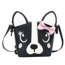 Women Bag Cute Dog Children Handbag Girl Shoulder Bag Baby PU Leather Cross M3H6