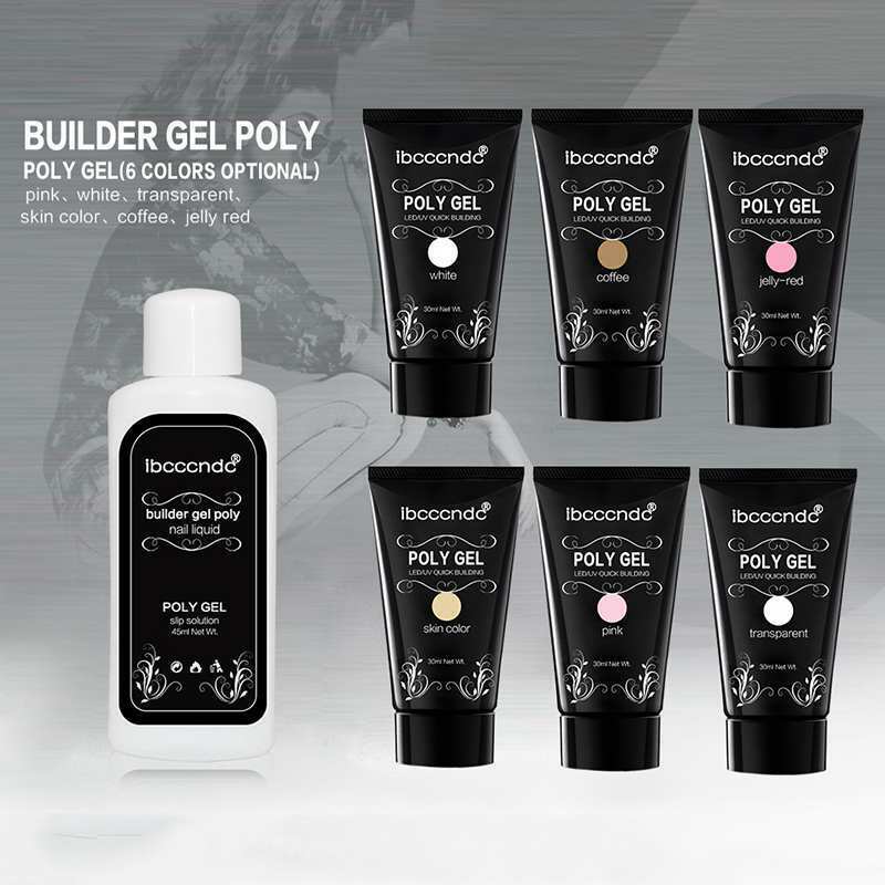 Ibcccndc 30G Poly Gel Finger Nail Extension Crystal Jelly Nail Gel Uv Led H C9I6