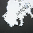 Tiger Letter Scrapbooking DIY Handmade Craft Cutting Die
