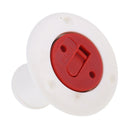 Marine Boat Deck Fuel Water Fill / Gas Filler Keyless Cap 1.5"-White Plastic