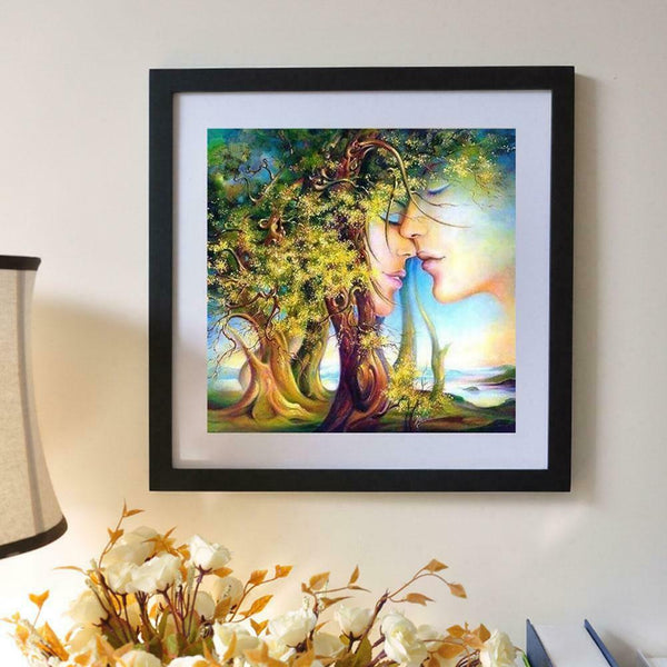 Lover Tree 5D Round Full Drill Diamond Painting Embroidery DIY Cross Stitch