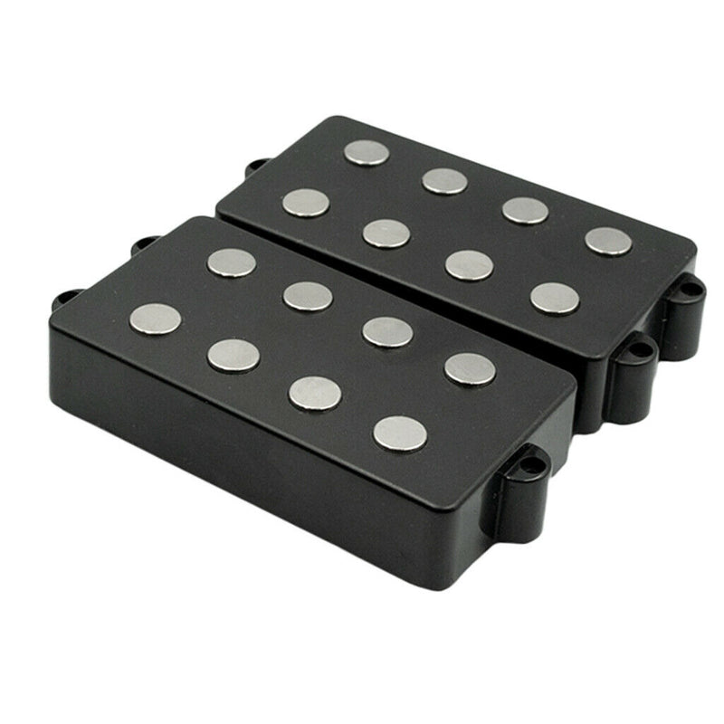 Pack of 2 Black 4 String Bass Humbucker Pickups Musical Instruments Parts DIY