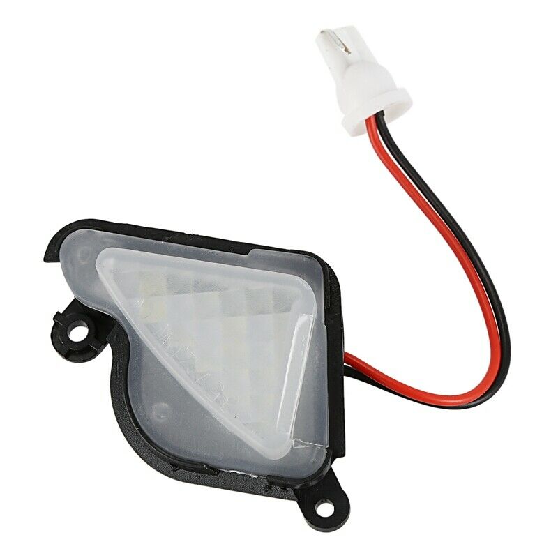 2X 6500K White Led Under Side Mirror Light Puddle Lamp For Skoda Octavia Mk
