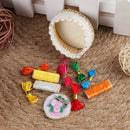 1:12Dollhouse mini embroidery tools set simulation sewing scissors thread mod Kw