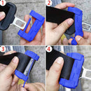 2pcs Car Safety Seat Belt Buckle Anti-Scratch Shell Case Cover Protective