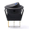 3 Models LED DIY Round Light Rocker Switch Power Button Switches (Blue)