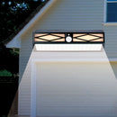 80LED Solar Wall Light Garden Human Infrared Sensor Hanging Security Lamp A