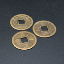 100x Lucky Chinese Feng Shui Brass Coins Fortune Oriental Emperor Qing NHH