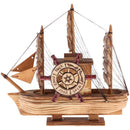 Creative Gifts Music Boxes Shaped Fishing Boat Handmade Craft Game For Children