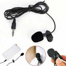 Clip-on Lapel Mini Lavalier Mic Microphone 3.5mm For Mobile Phone PC Recording !