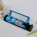 Contact Lens Case with Mirror Container Cute Lovely Travel Kit Box Phone Holder-