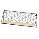 Large Grid Wall Hanging Plants Storage Basket Pine Wood Board,Iron Rack