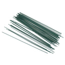 50pcs 30cm*2mm Flowers Stem Dark Green Wire artificial Fower Head Access  OZ