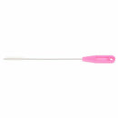 Pink Plastic Handle Stainless Steel Twisted Bottle Straw Brush Cleaner
