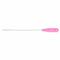 Pink Plastic Handle Stainless Steel Twisted Bottle Straw Brush Cleaner