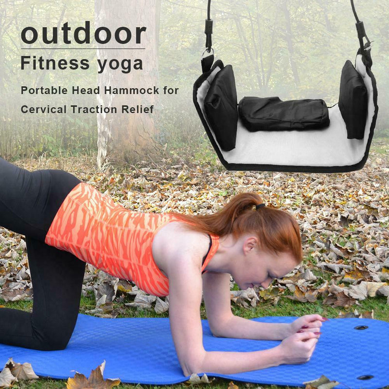 Portable Head Neck Traction Massager for Cervical Posture Alignment Support Home