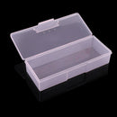 2X Plastic Nail Art Pen Brush Manicure Pedicure Tools Storage Box Container Case