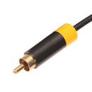 1.8m 3.5mm Jack AV Audio Video Cable RCA Adapter Wire Cord for Xbox 360 E