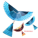 Rubber Band Power Handmade Birds Models Science Kite Toys Kids Assembly Gift  BX