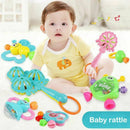 Set of 7 baby teether rattle baby rattle newborn baby 0-1 educational toys  D5X5