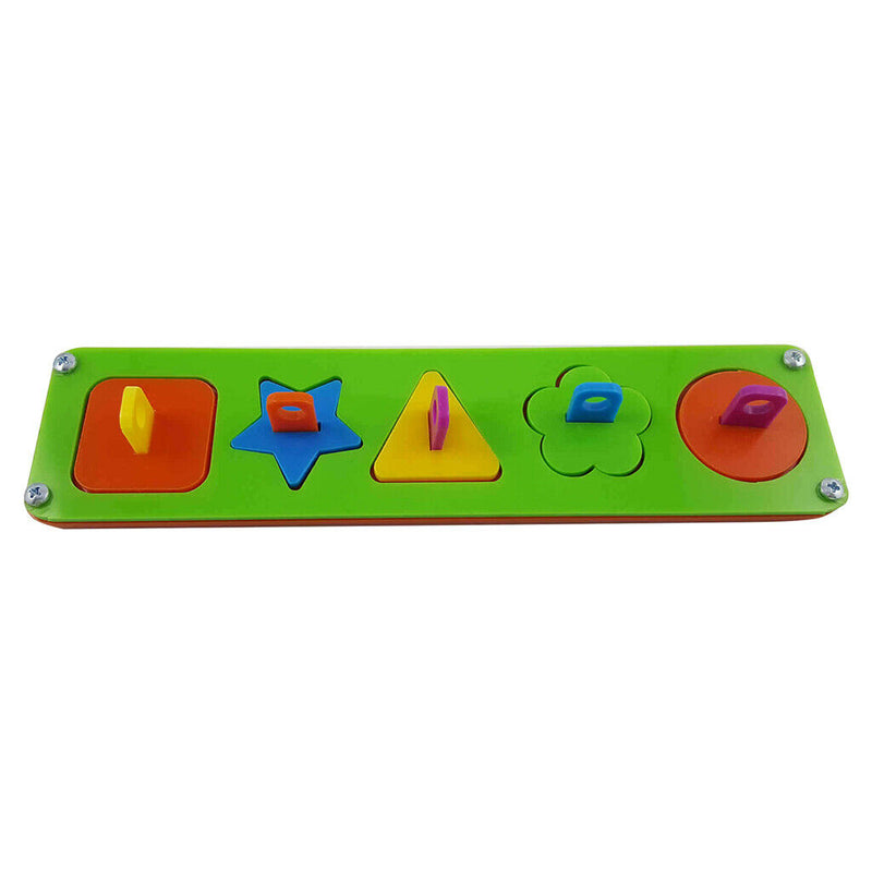 Parrot Educational Toys Geometric Shapes Block Boards Sort Puzzle
